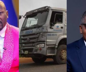Apostle Johnson Suleman calls out Dangote as his truck hits 3 in Edo