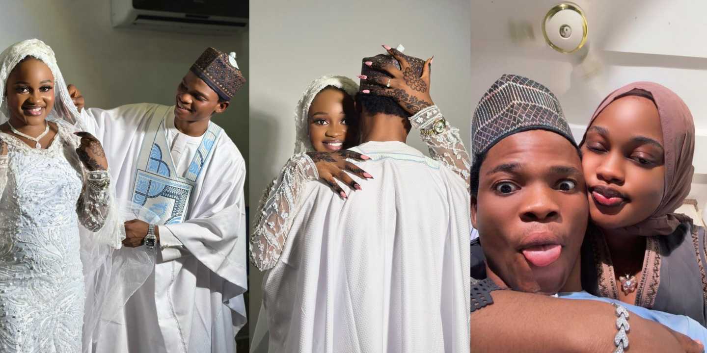 “Leadership is not by age” – 22-year-old newlywed lady celebrates, shares photos with 22-year-old husband