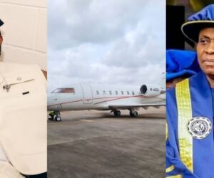 Davido celebrates as his father purchases 3rd private jet