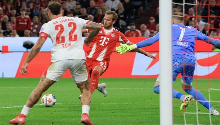 Harry Kane Hits Hat-Trick As Bayern Munich Thrash RB Leipzig In Bundesliga Opener