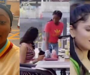 Lady reacts after being featured as waitress in Indian music video
