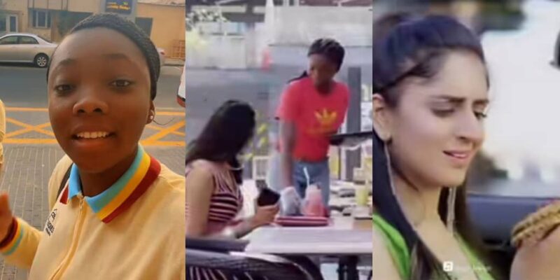 Lady reacts after being featured as waitress in Indian music video