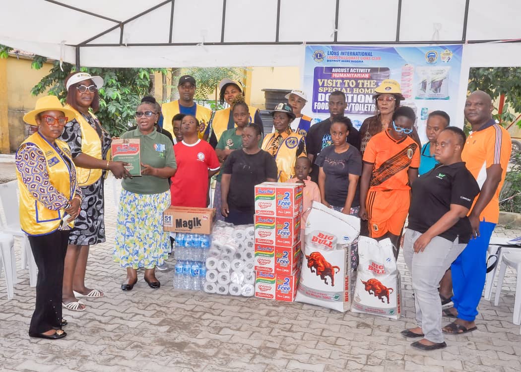 Lagos Passionate Lions Club Donates Items To Down Syndrome Foundation – Independent Newspaper Nigeria