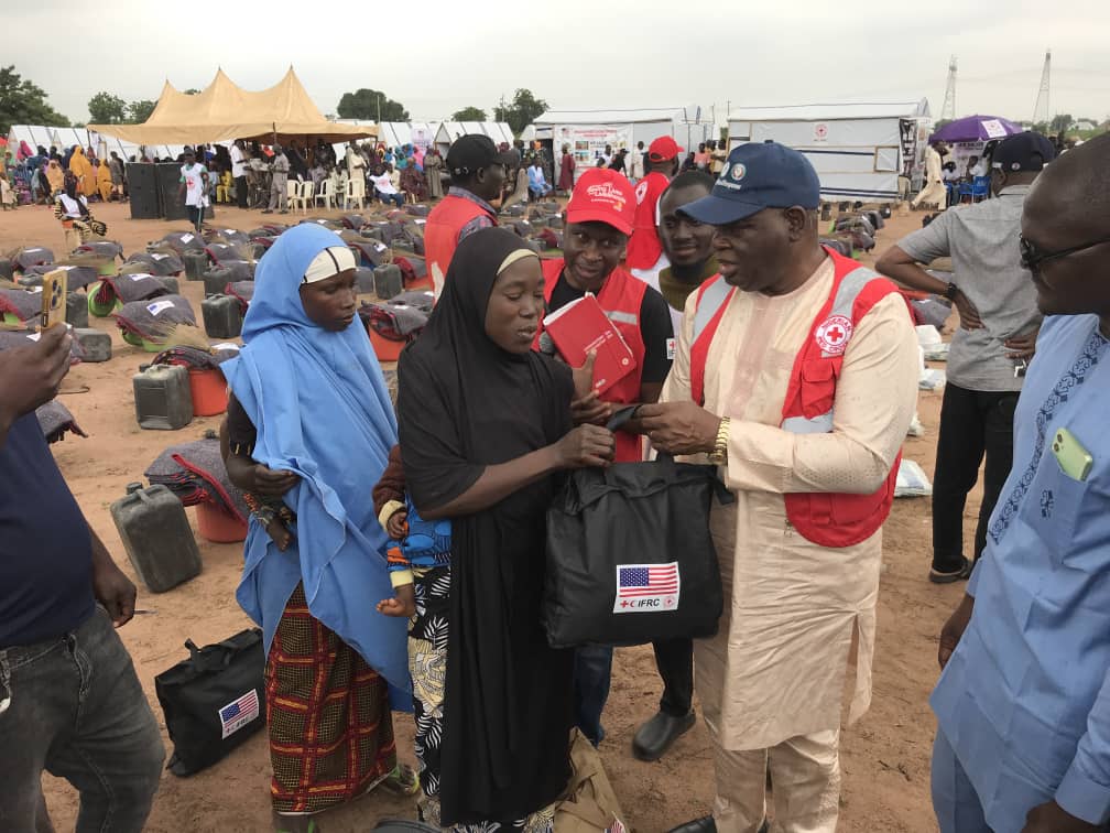 Red Cross Provides Relief Materials To Mokwa Flood Victims