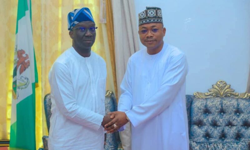 Edo Governor, Okpebholo Consoles Kogi Counterpart, Ododo Over Father’s Death