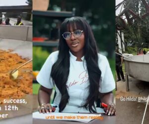 Hilda Baci tests 6×6 meter pot ahead of Guinness World Record
