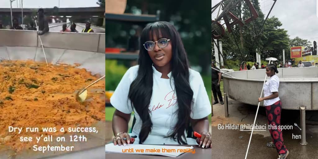 Hilda Baci tests 6×6 meter pot ahead of Guinness World Record