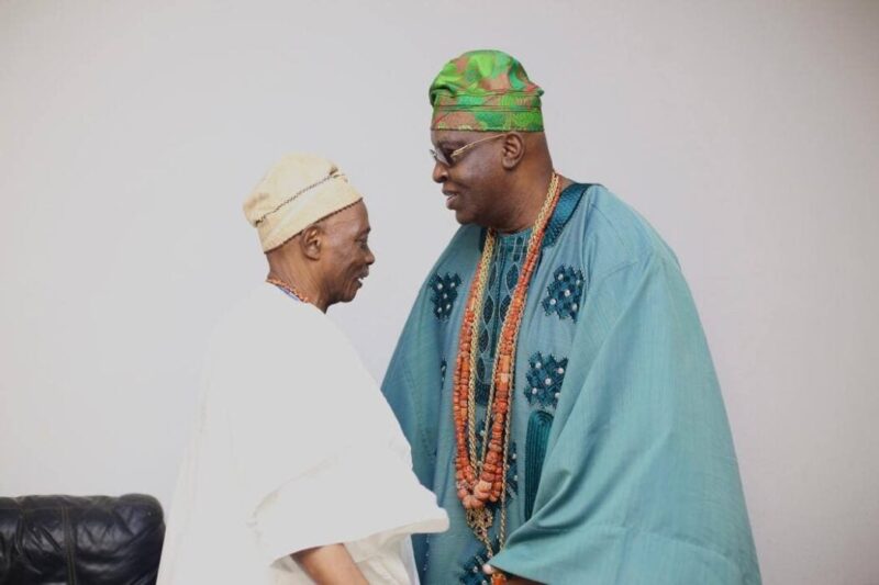 Soun Of Ogbomoso Visits Olubadan-designate Oba Ladoja