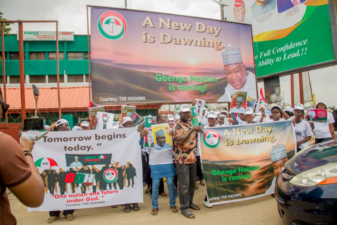 Gbenga Hashim Supporters Take Over PDP’s NEC Arena, Canvass Support For His Presidential Bid – Independent Newspaper Nigeria