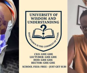 ‘University of Wisdom’ graduate inks GheGhe’s image on his arm