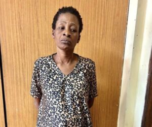 NDLEA Arrest Widow Using Fake Pregnancy To Traffic Cocaine In Lagos [Photos]