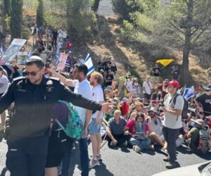 Protesters block major Jerusalem highway, demand hostage deal, end to war