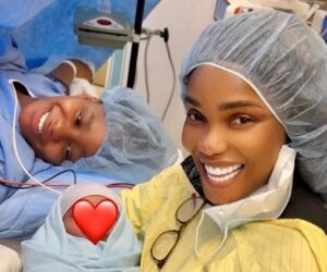 Iyabo Ojo’s daughter, Priscilla, Juma Jux welcome baby boy