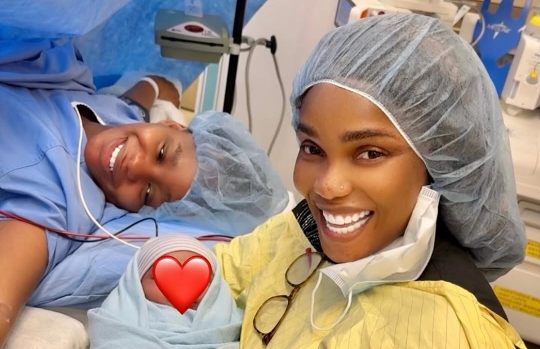 Iyabo Ojo’s daughter, Priscilla, Juma Jux welcome baby boy