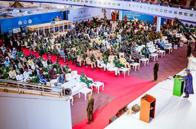 Tinubu Calls for New African Defence Doctrine, Proposes Permanent Forum for Military Chiefs