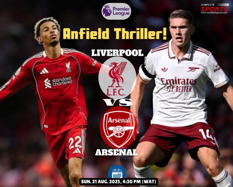 Anfield Agog As The Reds, The Gunners Clash