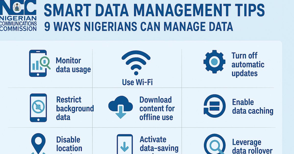 Nine tips on how to manage data consumption in Nigeria