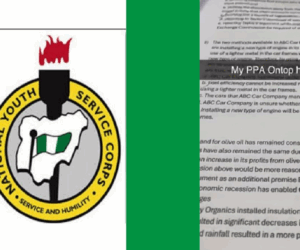 “She sent it to the group for possible help” – Corps member shares impromptu exam given to a friend at her PPA.