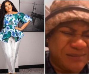 Nollywood Actress, Nkechi Blessing Narrowly Escapes As POP Crumbles In Lekki Home