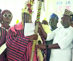 Pomp as Akoko monarch gets staff of office 24 years after