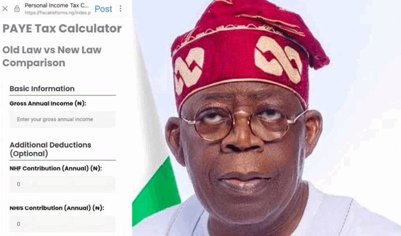Tinubu Launches Personal Income Tax Calculator | Tech | Business