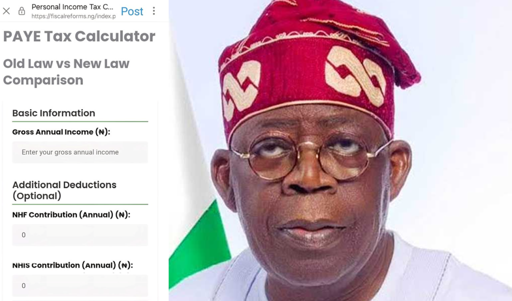 Tinubu Launches Personal Income Tax Calculator | Tech | Business