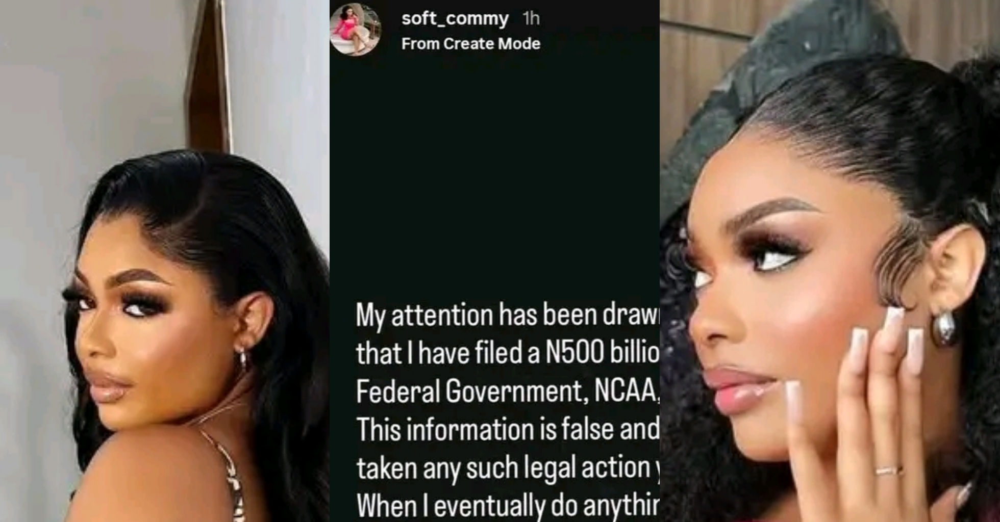 Ibom Air Flight; Comfort Emmanson breaks silence on alleged lawsuit against FG, NCAA
