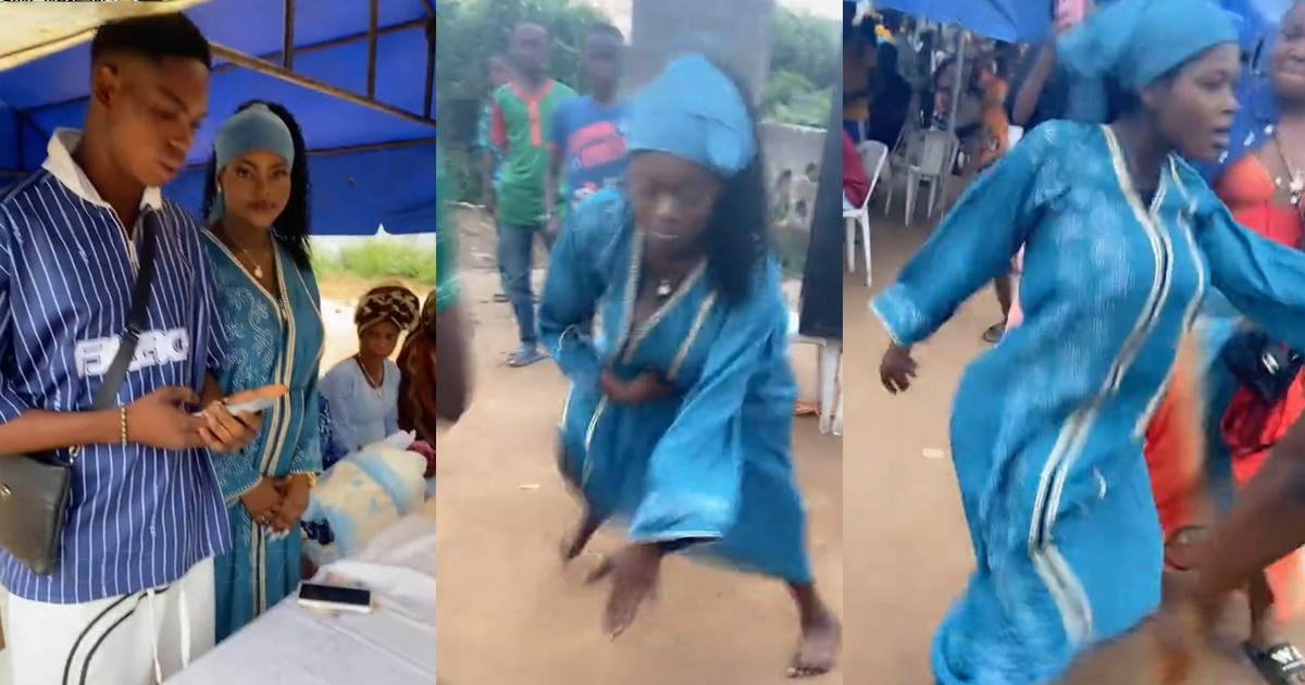 New Mum shows off her dance moves at her baby’s naming ceremony (WATCH).