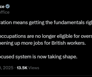 UK bans over 100 jobs from foreign recruitment to curb migration