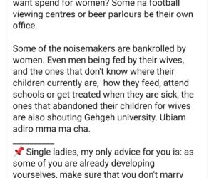 Man slams grown men who take advice from small social media boys on how to treat women