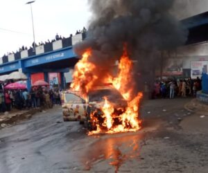 Amotekun patrol van razed by fire in Mokola, Ibadan