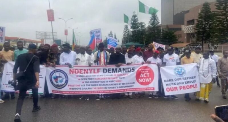 Niger Delta Youth Leaders Storm NNPC Headquarters In Abuja, Demand Sack Of GCEO Bayo Ojulari
