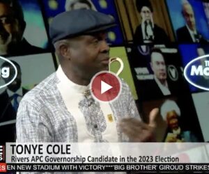 Tonye Cole: Nigeria Needs To Adopt Accountability, Data-Driven Approach to Its Security Crisis