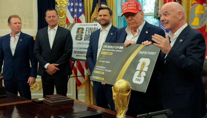 Trump Announces 2026 FIFA World Cup Draw to Take Place at Washington’s Kennedy Center