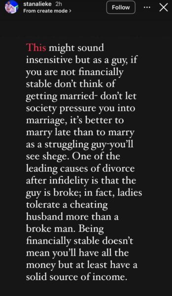 Have a solid source of income before you get married- Abuja lawyer counsels men as he reveals the leading cause of divorce