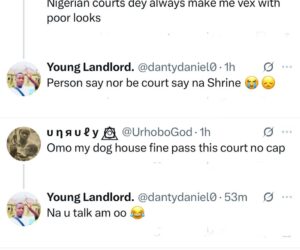 Netizens react as Man shares photos of a magistrate court in Delta state