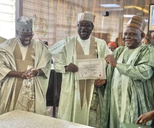 INEC Presents Certificates Of Return To Senators-Elect, Reps-Elect After By-Elections