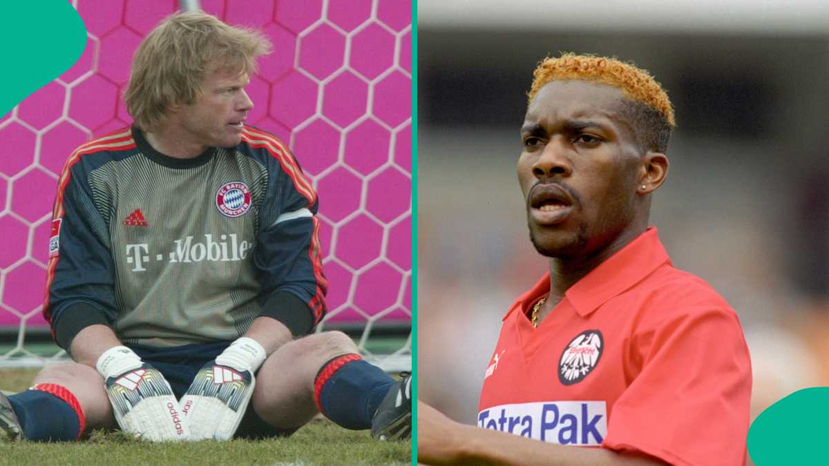 Jay Jay Okocha vs Oliver Kahn: Eintracht Frankfurt Recalls Iconic Goal After 32 Years, Video
