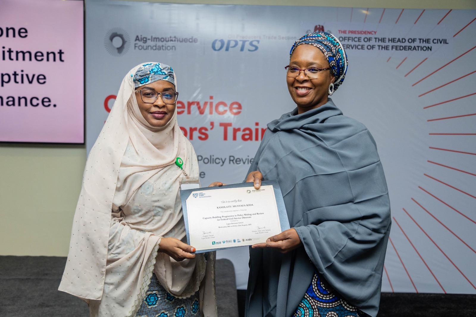 Foundation Trains Civil Servants On Policy Skills