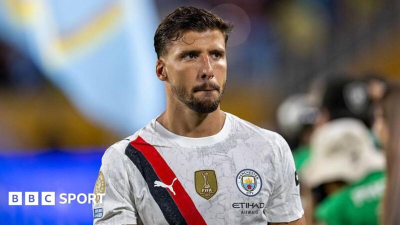 Ruben Dias: Manchester City defender extends contract to 2029