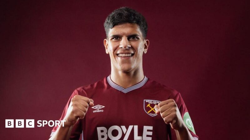 Mateus Fernandes: West Ham sign midfielder from Southampton in £40m-plus deal