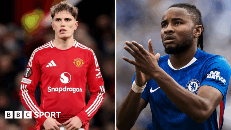 Chelsea: AC Milan agree Christopher Nkunku transfer as Alejandro Garnacho deal moves closer