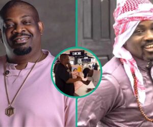 Pasuma and Don Jazzy’s Display as They Exchange Pleasantries in Rare Video Trends: “Humility”