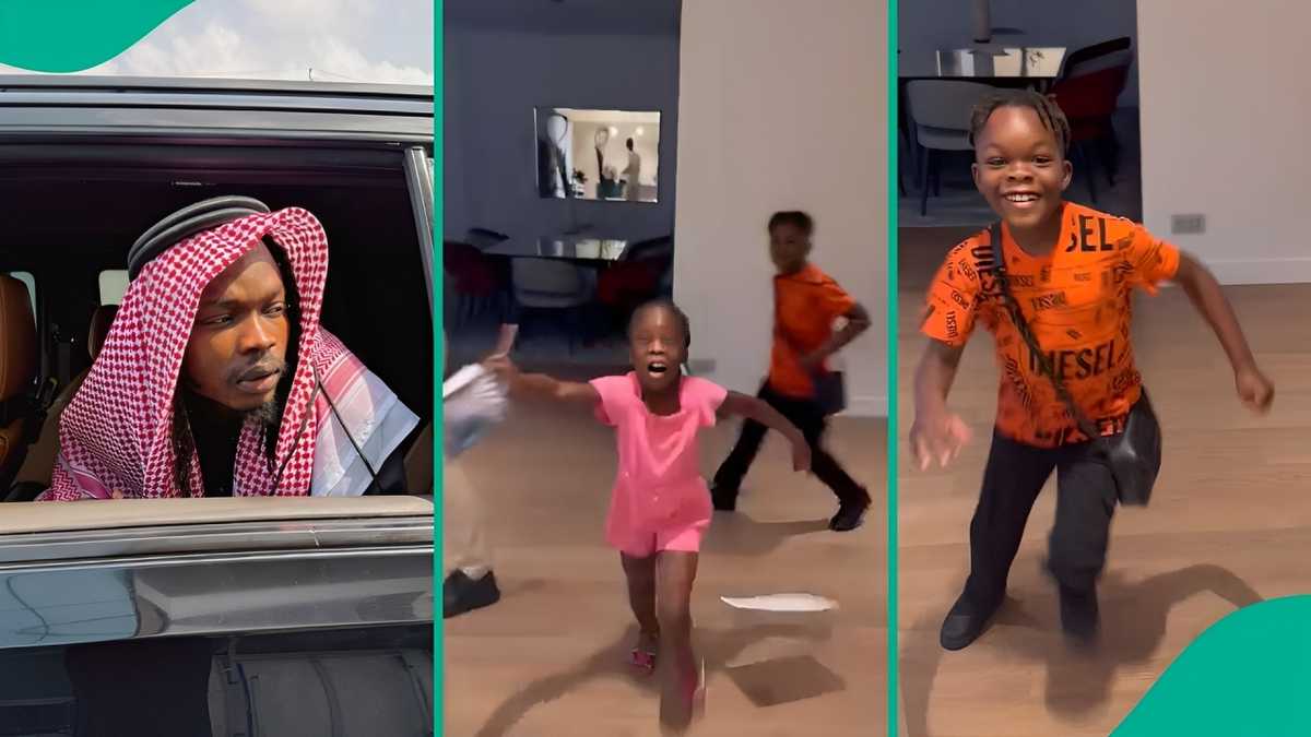Sweet Moment as Naira Marley Shares Heartwarming Video of His Kids Welcoming Him Home: “Dad’s Love”