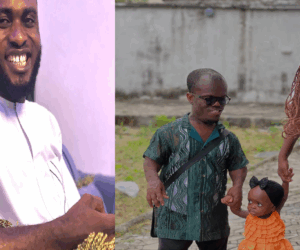 “The face of a Múrdǝrǝr” – Vivian Joseph, wife of Nigerian actor Victor Nkubi publicly calls out a man who advised her to k!ll her daughter (IMAGES)