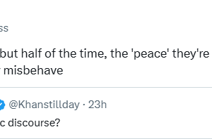 Men want peace but the ‘peace’ they are begging for is silence while they misbehave
