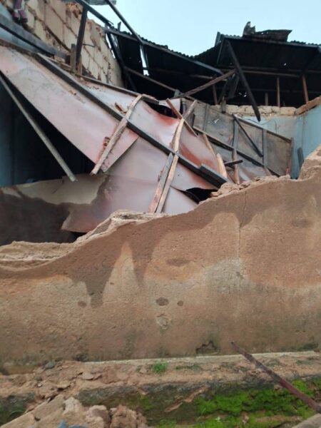 Rainstorm destroys houses, council secretariat in Jos – Daily Trust