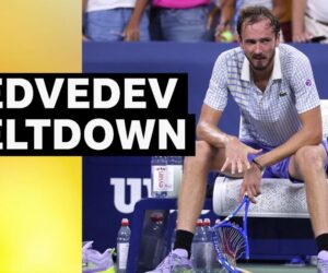 US Open: Daniil Medvedev match-point meltdown
