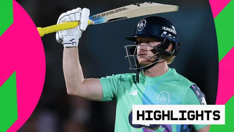The Hundred 2025: Oval Invincibles v Trent Rockets Men highlights
