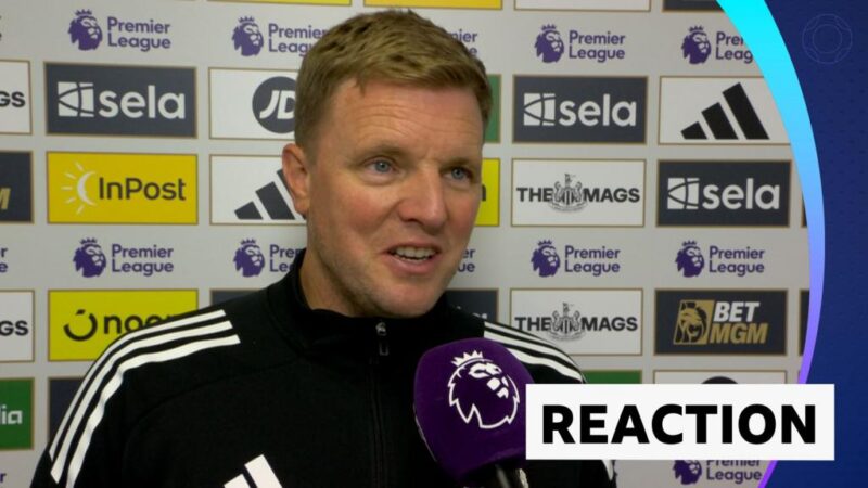 Premier League – Newcastle United v Liverpool: Eddie Howe post-match interview